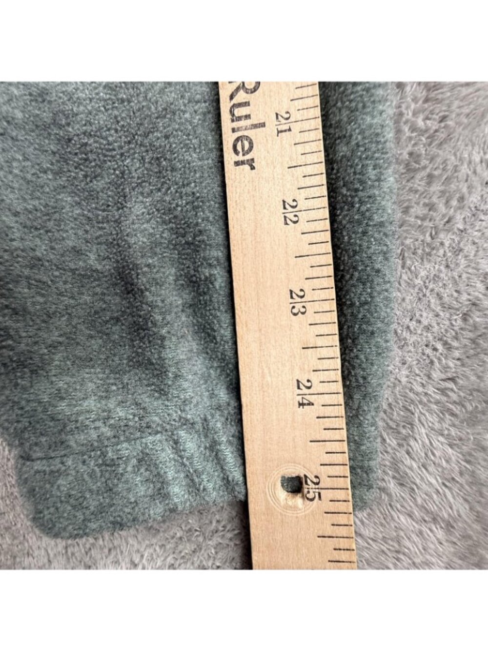 Columbia Jacket Womens Medium Green Fleece Full Zip Lightweight Pockets Hiking - Picture 12 of 13